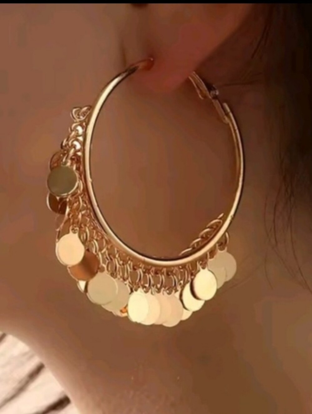 NEW! Gold Hoops